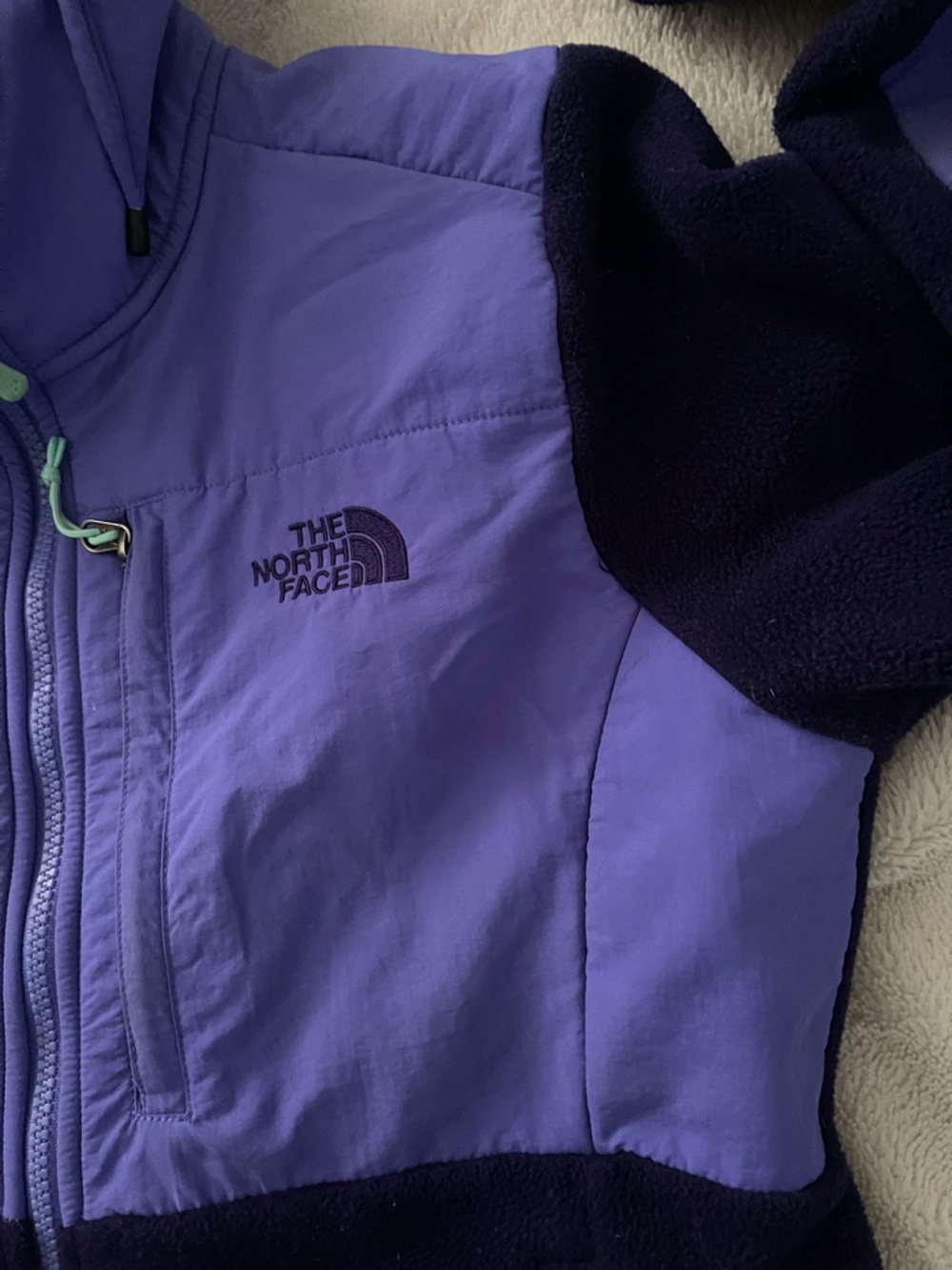 The North Face Purple & Dark Purple Hooded Jacket Women’s M - Picture 4 of 6
